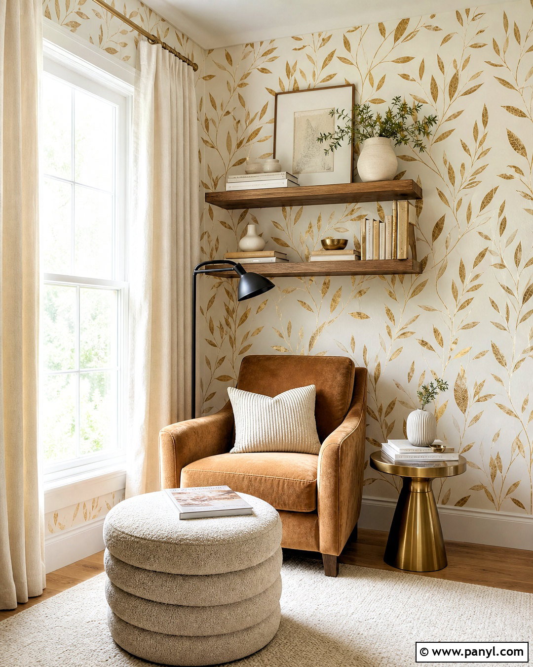 White And Gold Leaf Wallpaper - 20 wallpaper white and gold ideas