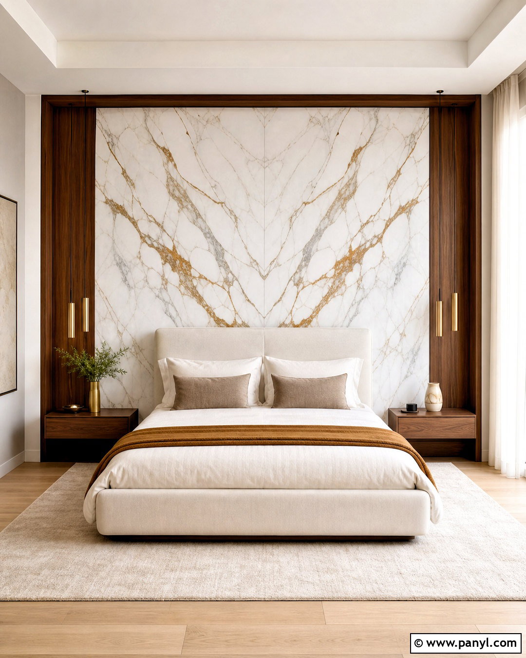 White And Gold Marble Bedroom Wall - 20 white and gold marble ideas