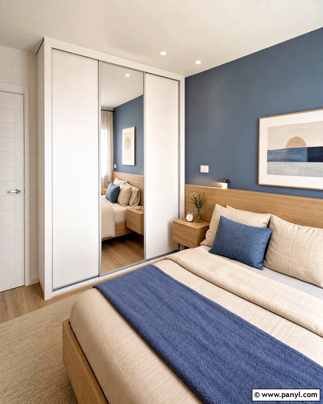 White And Mirror Sliding Wardrobe - 20 sliding wardrobe color ideas bedroom ideas
