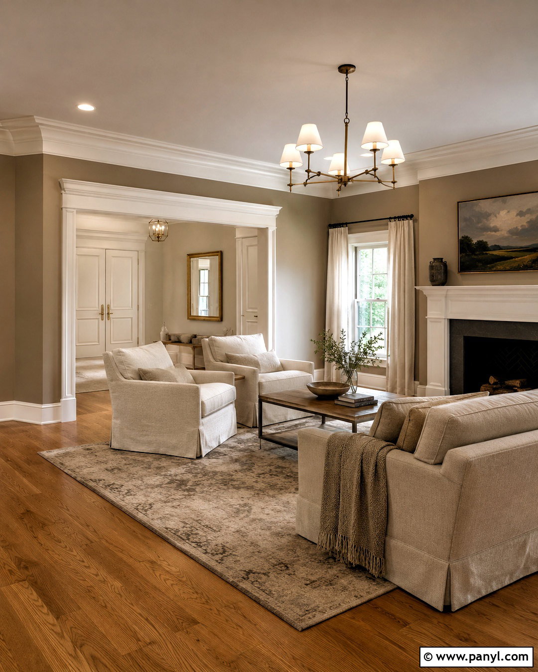 White Architrave With Neutral Walls - 20 architrave ideas