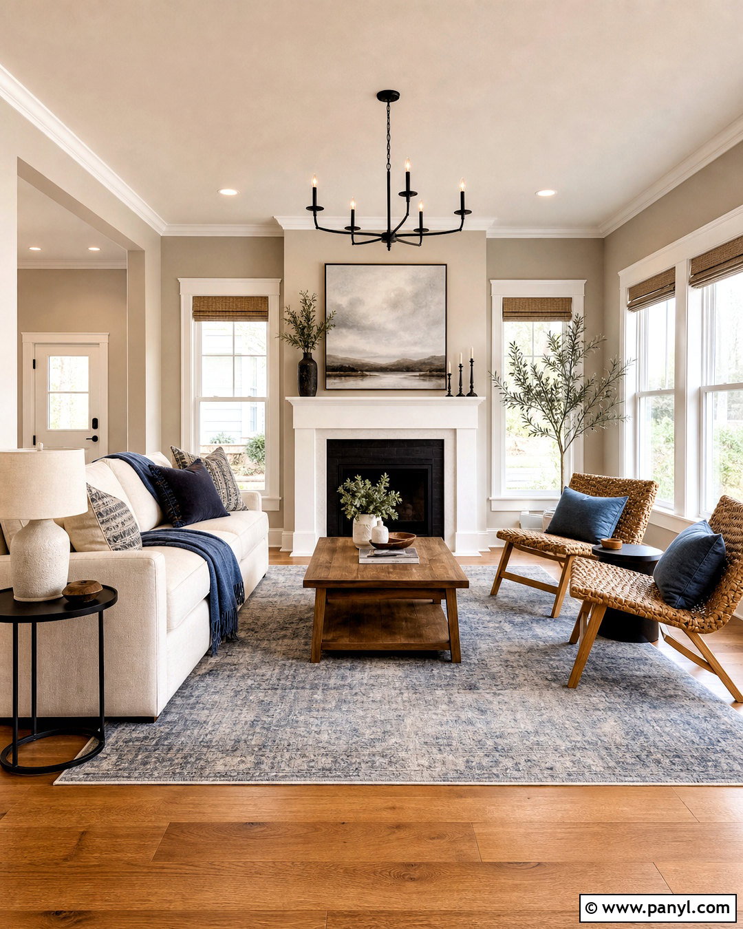 White Baseboards With Greige Walls - 20 painted baseboards and trim ideas