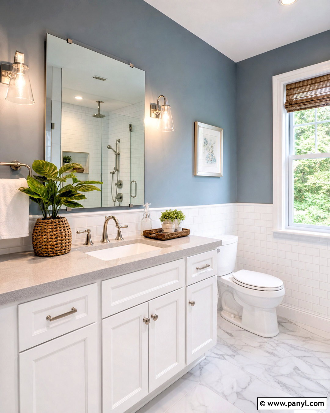 White Bathroom Vanity - 20 bathroom vanity paint ideas