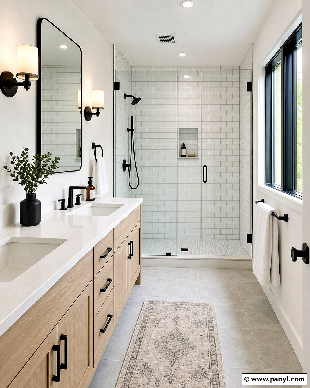 20 Bathroom With Black Accents for a Bold, Stylish Modern Look