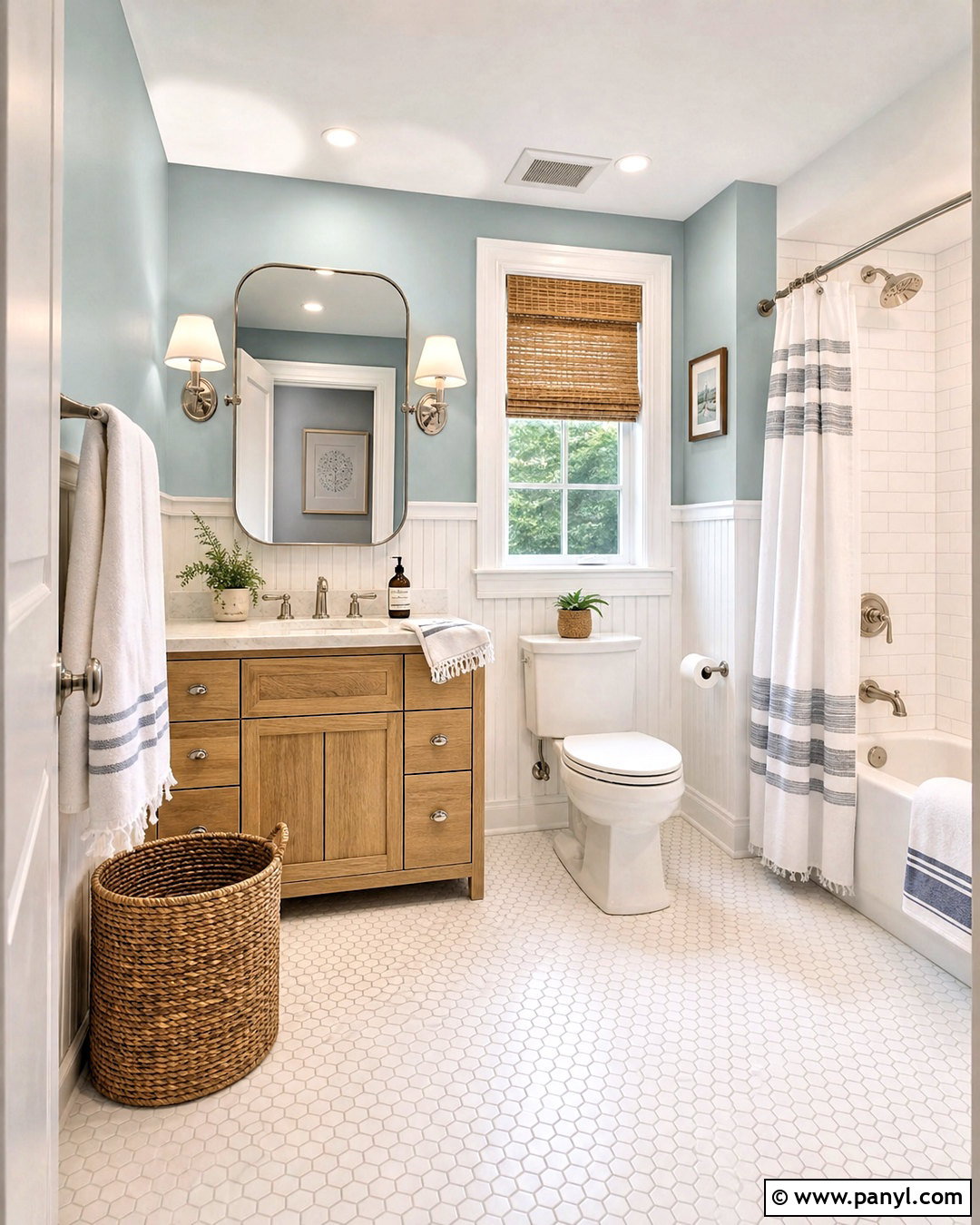 White Beadboard Bathroom Wainscoting - 20 wall wainscoting ideas