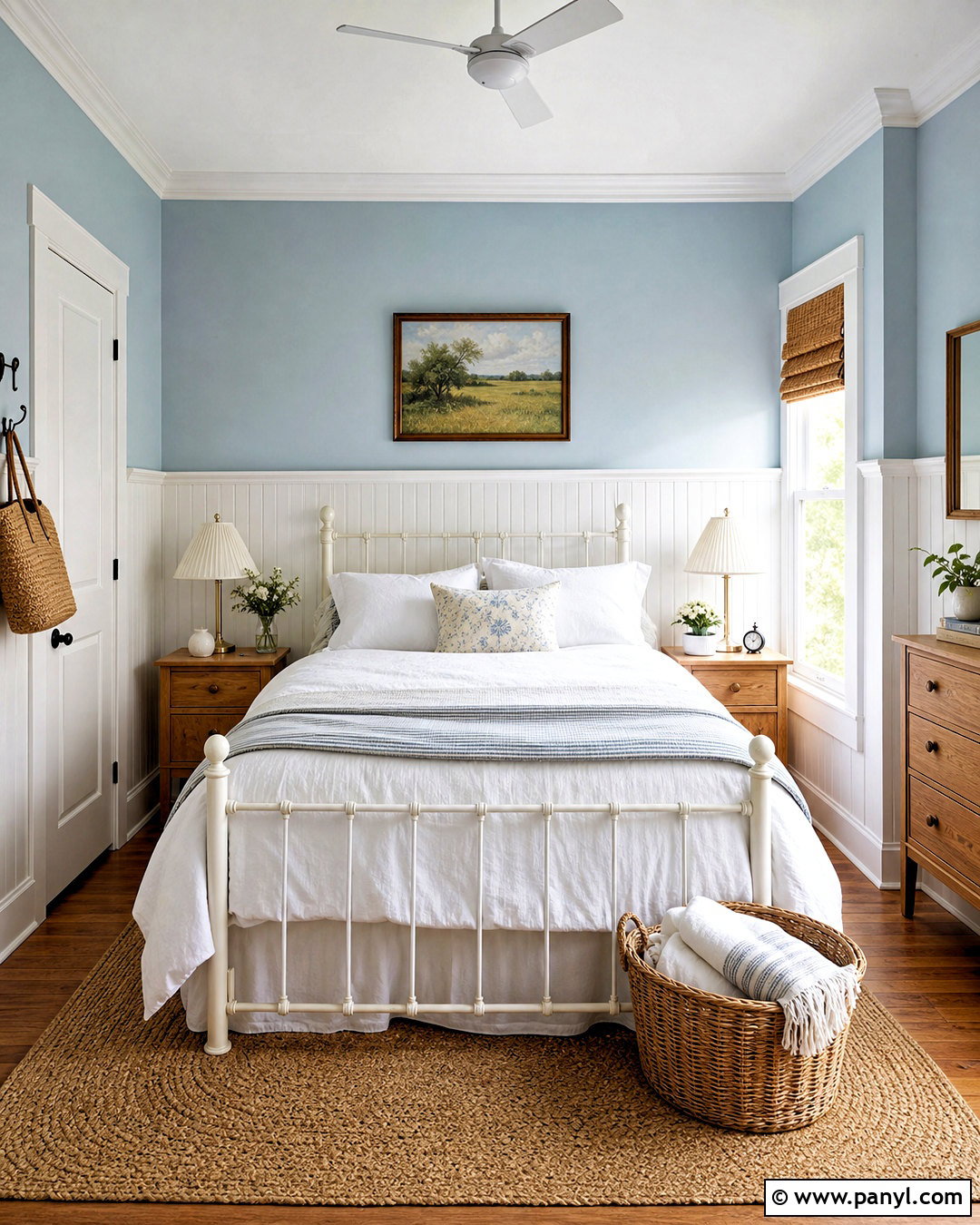 White Beadboard Half Wall Bedroom - 20 half wall bedroom ideas