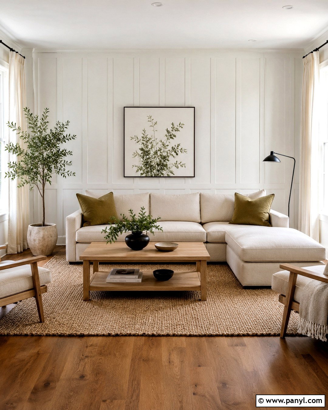 White Board And Batten Living Room - 20 Board And Batten Color Ideas Accent Wall Ideas