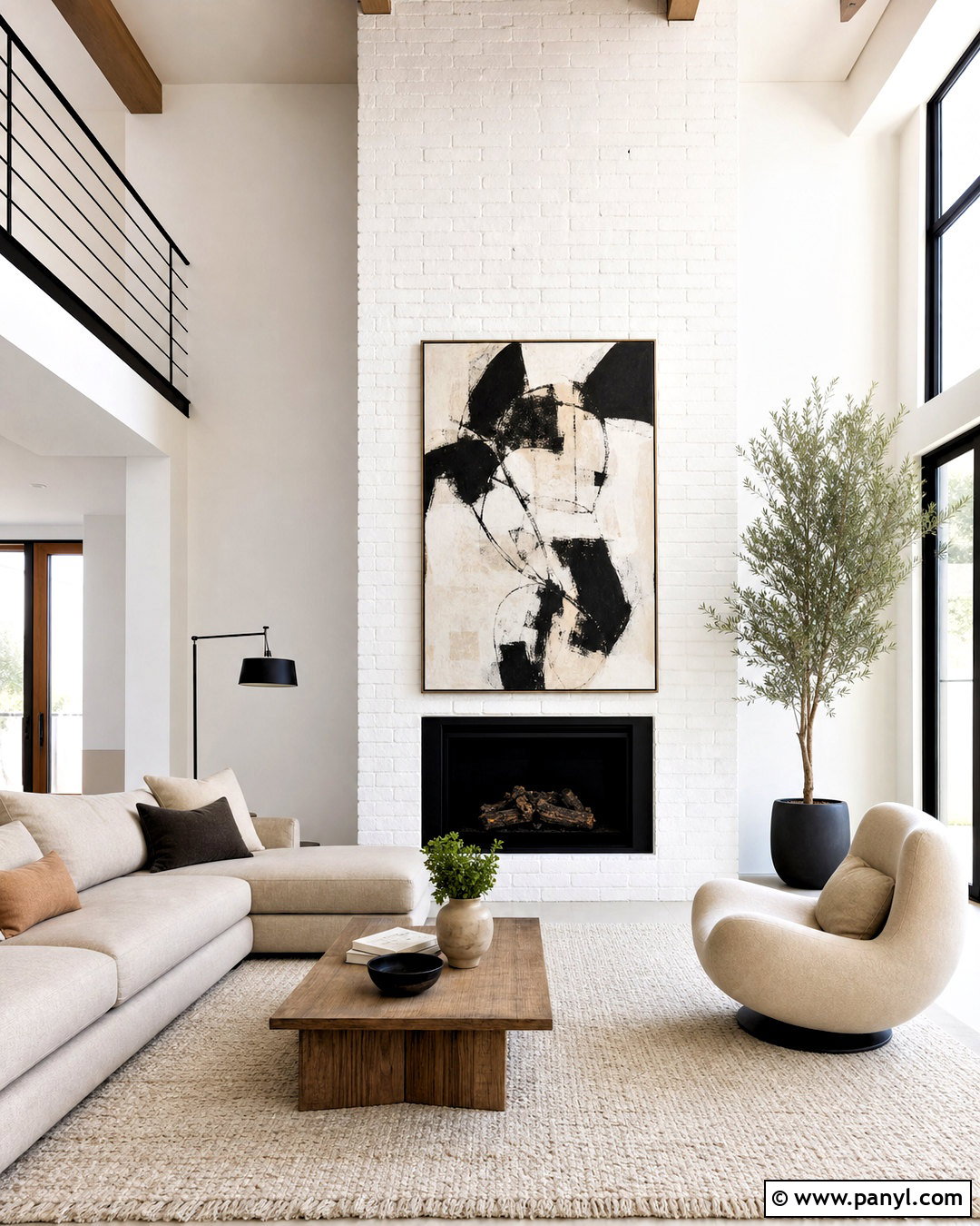 20 White Painted Brick Fireplace Ideas for a Cozy Update