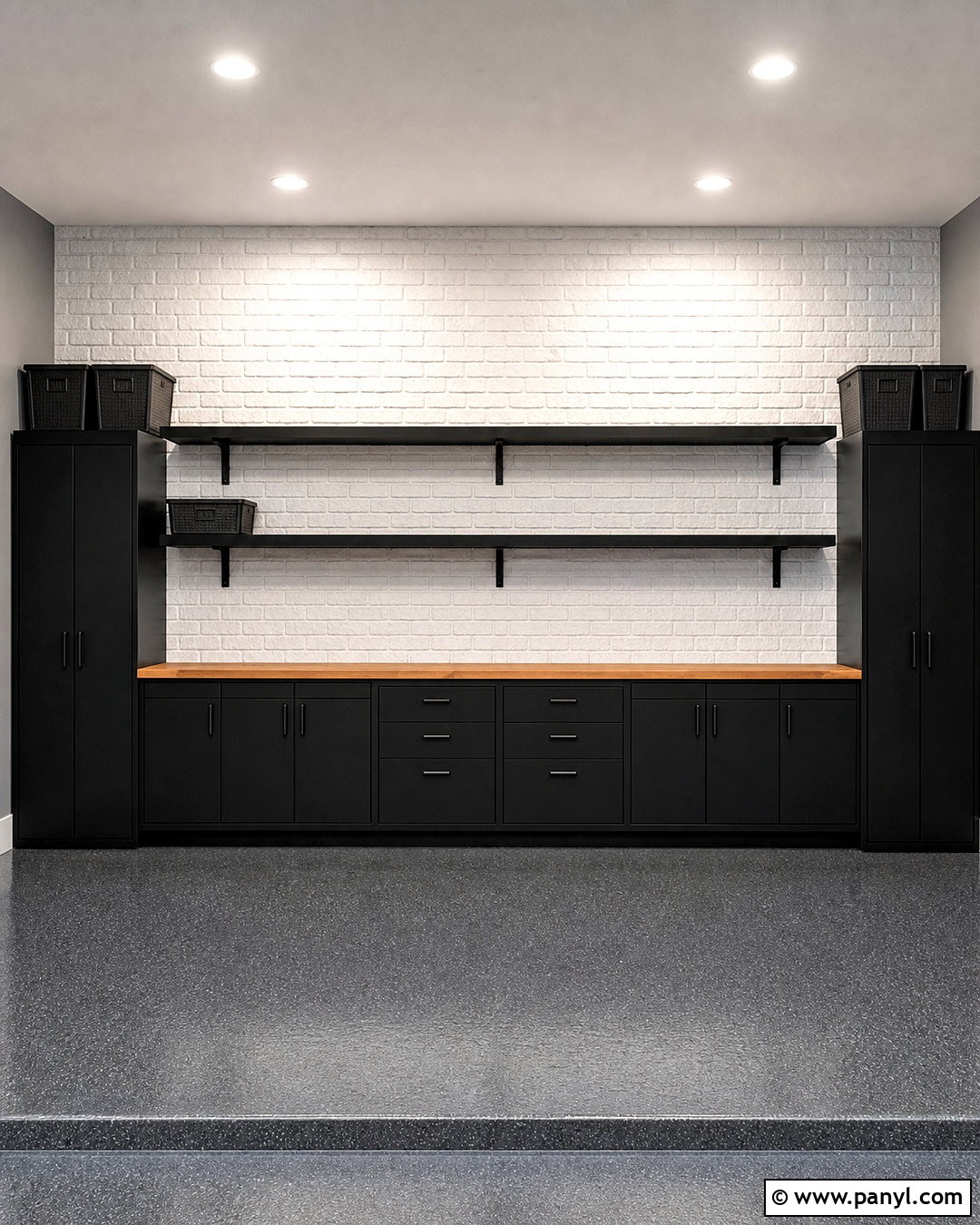 White Brick Garage Wall - 20 garage interior walls