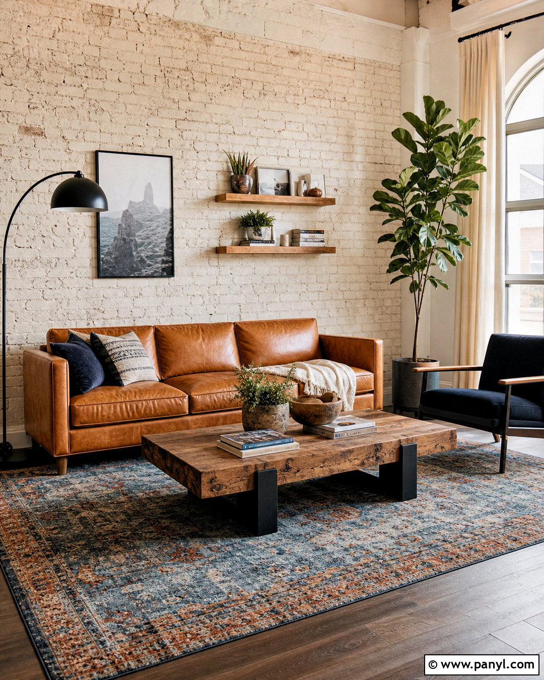 White Brick Living Room Accent Wall - 20 accent wall for living room ideas