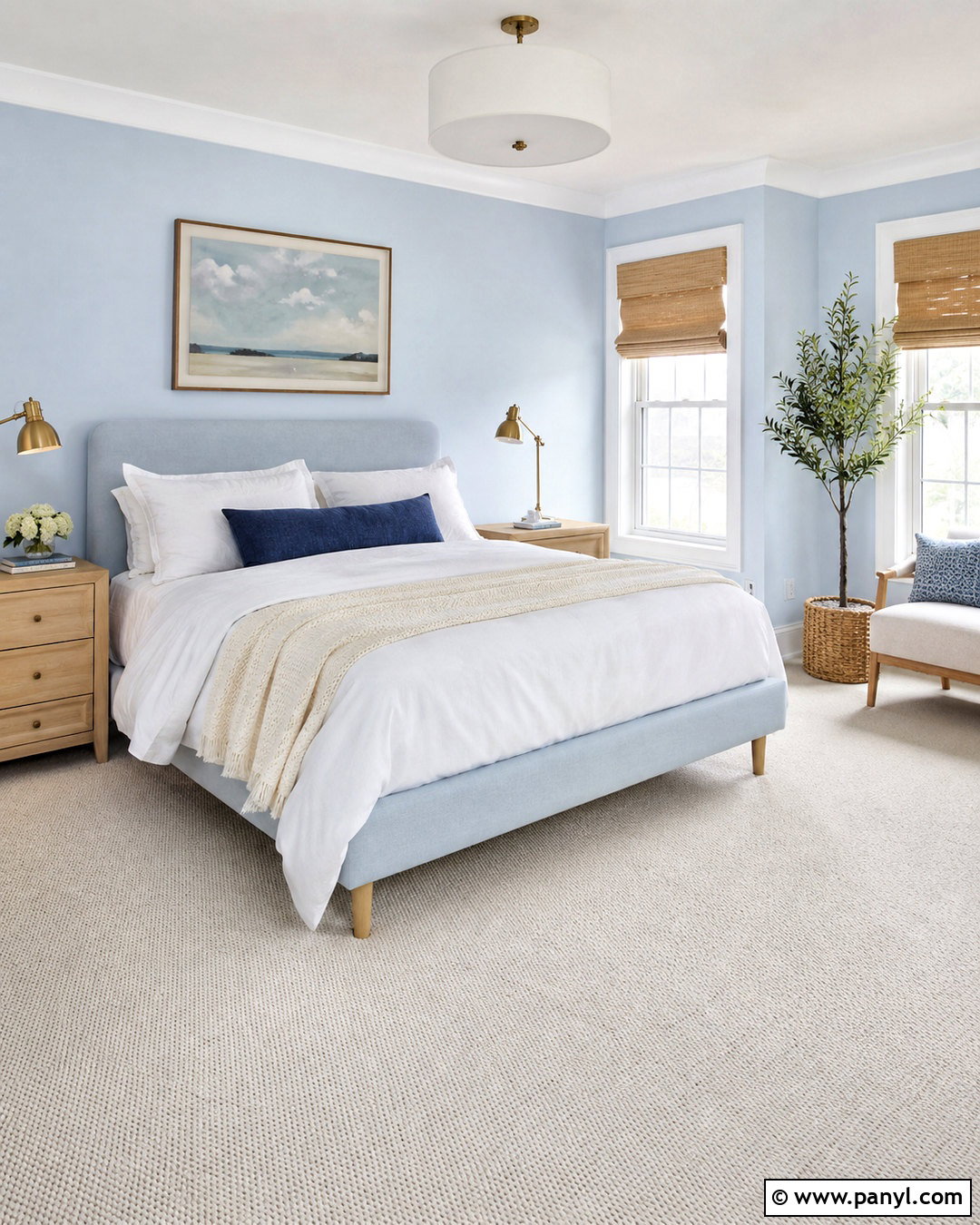 White Carpet With Light Blue Walls - 20 What Color Carpet Goes With Light Blue Walls