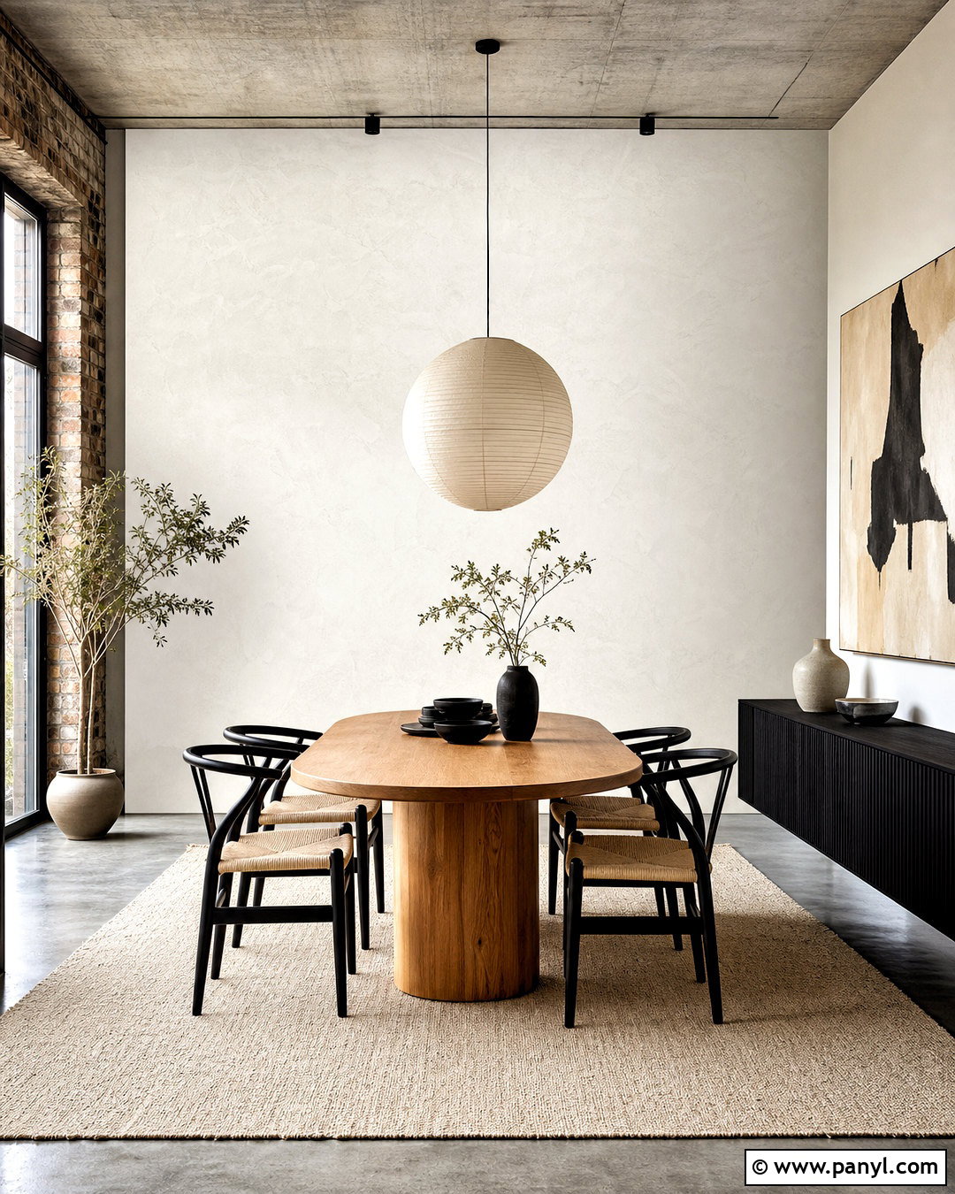 White Concrete Feature Wall - 20 white feature wall ideas