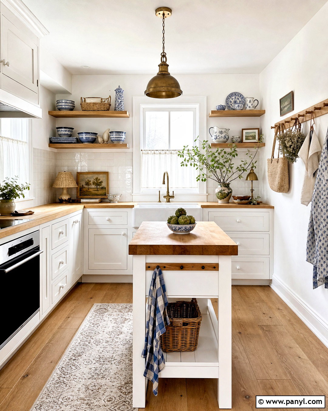 White Cottage Kitchen - 20 white home interiors