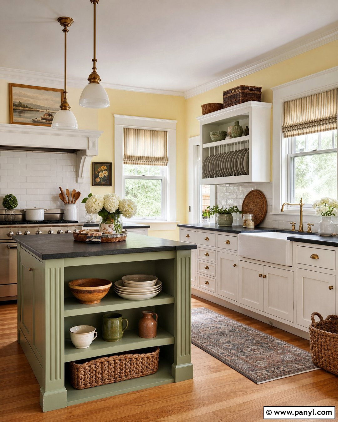 25 White Kitchen Yellow Walls for a Bright, Cheerful Makeover