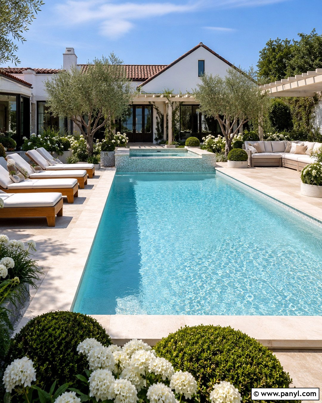 White Diamonds PebbleSheen Pool - 20 pebble tech colors