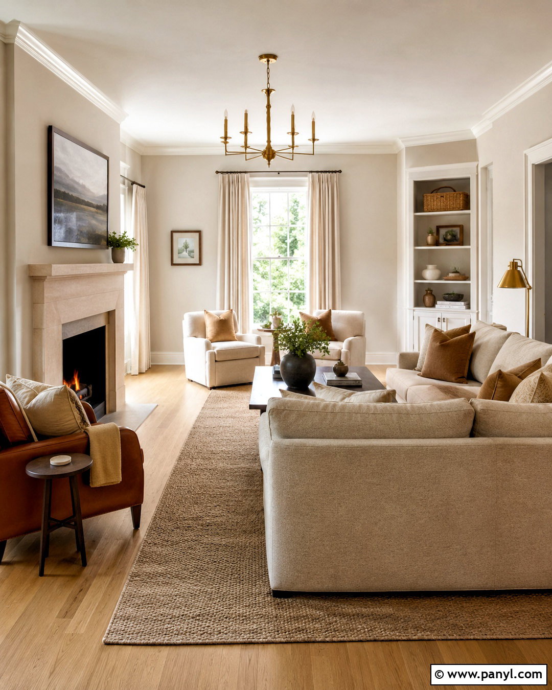 White Dove Trim With Warm Greige Walls - 20 best white trim paint color ideas