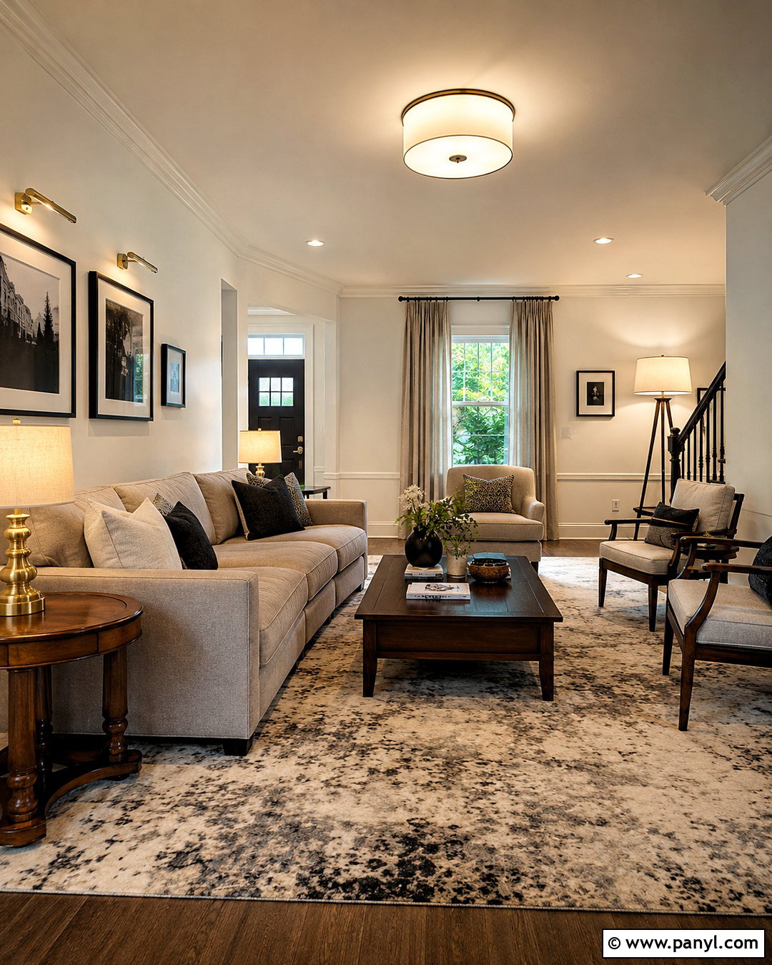 White Dove Walls With Warm Lighting - 35 white dove benjamin moore walls