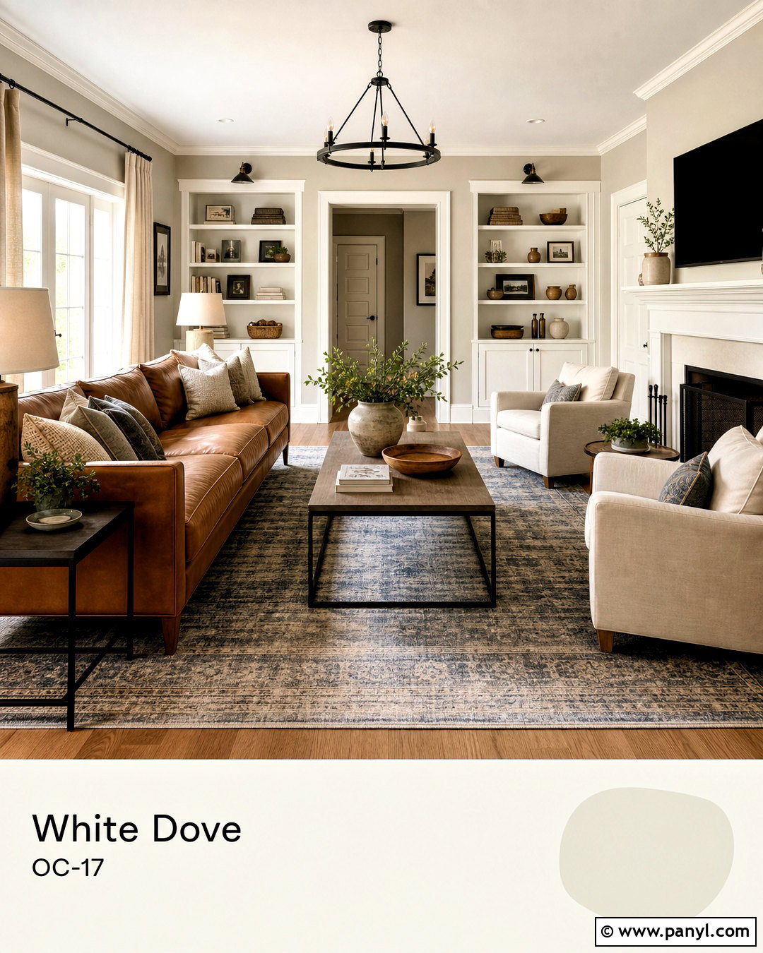 White Dove With Revere Pewter - 20 white dove coordinating colors