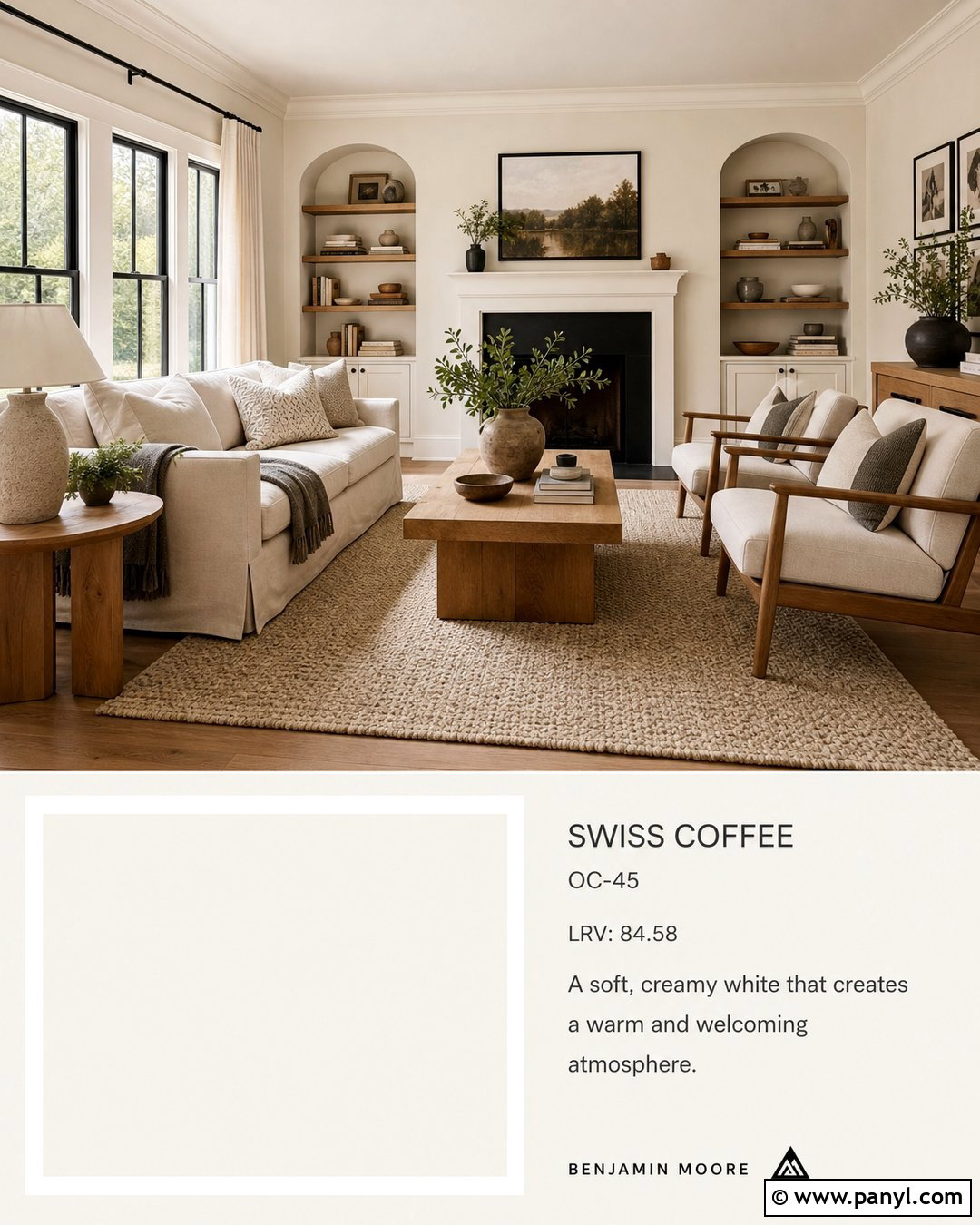 White Dove With Swiss Coffee - 45 swiss coffee coordinating colors