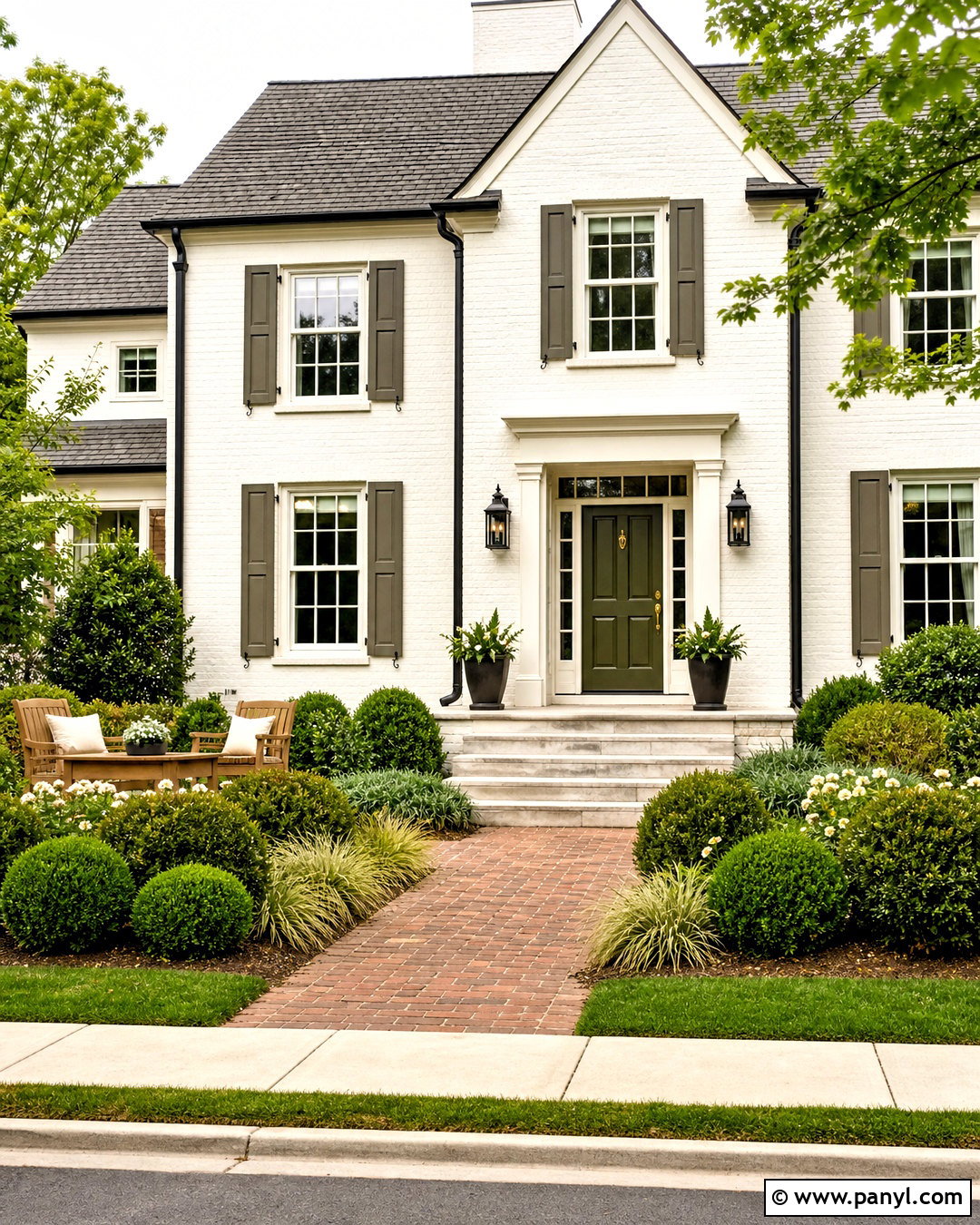 White Down Brick Exterior - 20 white down benjamin moore ideas