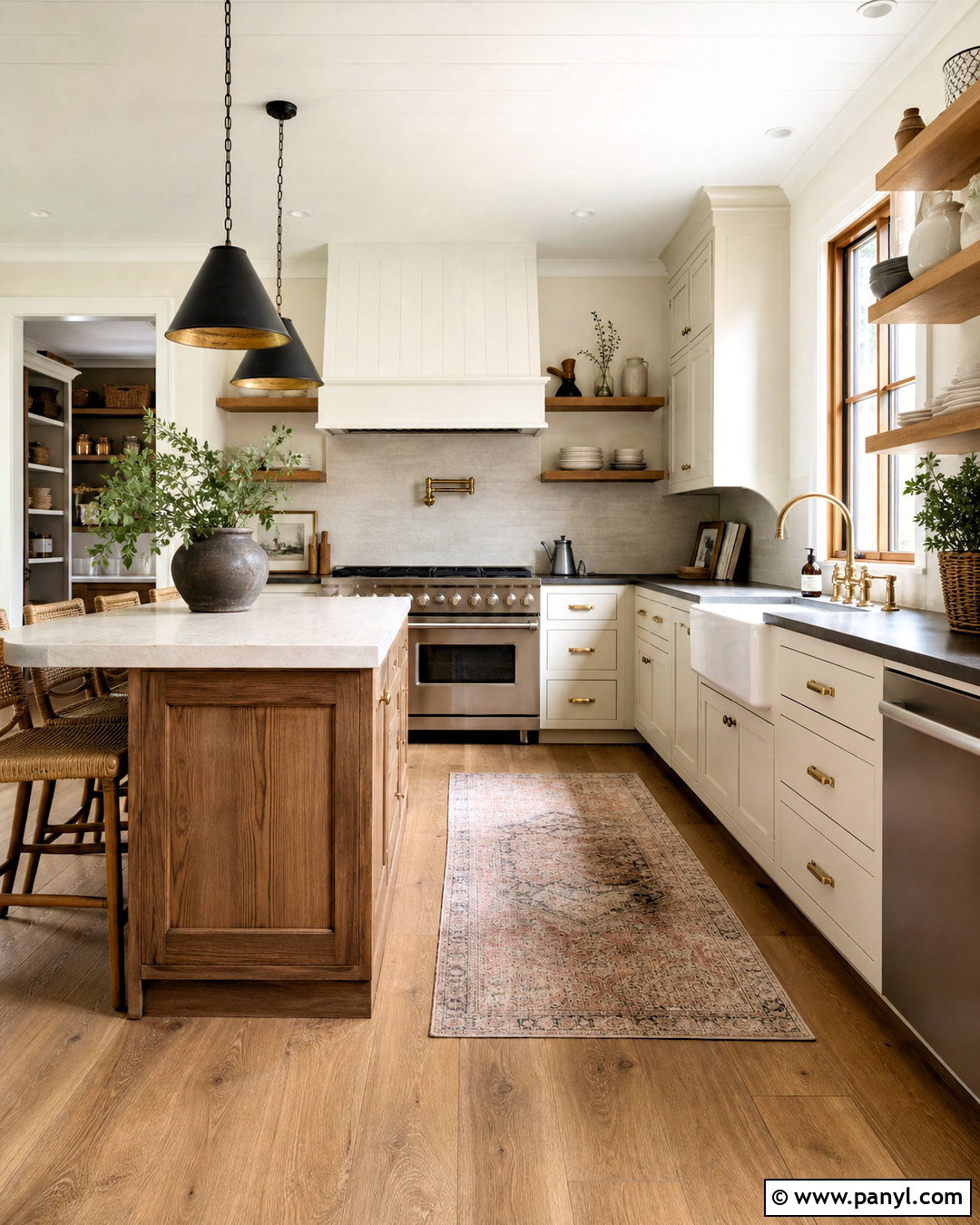 White Down Farmhouse Kitchen - 20 white down benjamin moore ideas