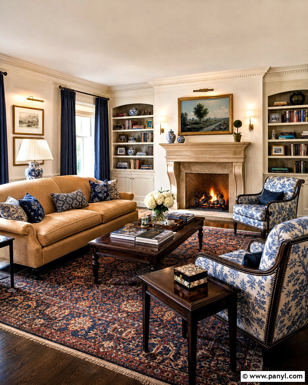 White Down Traditional Living Room - 20 white down benjamin moore ideas