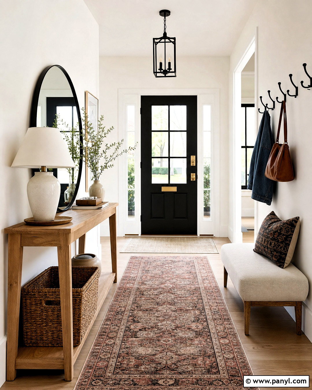 White Entryway Walls - 20 white wall ideas