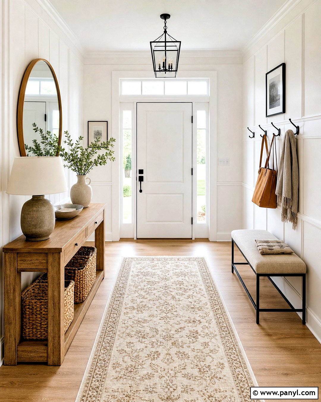 White Entryway - 20 white interior design ideas