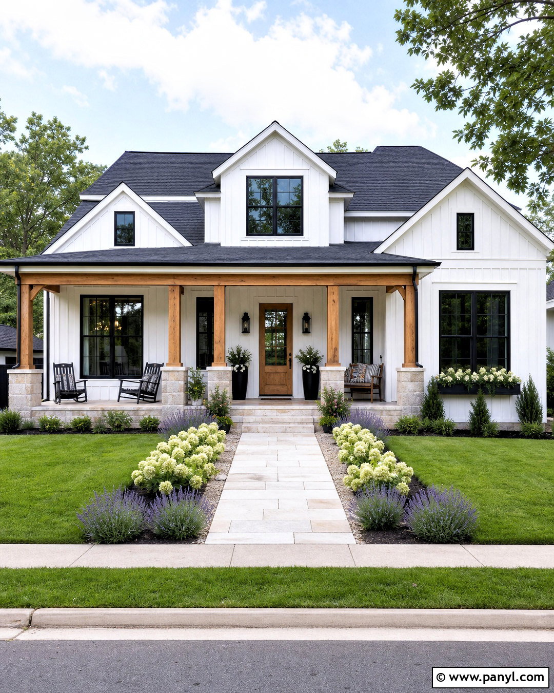 White Farmhouse House Front - 20 house front design ideas