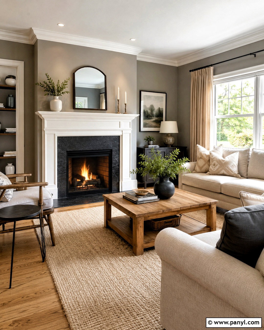 White Fireplace With Gray Walls - 20 What Color Fireplace With Gray Walls