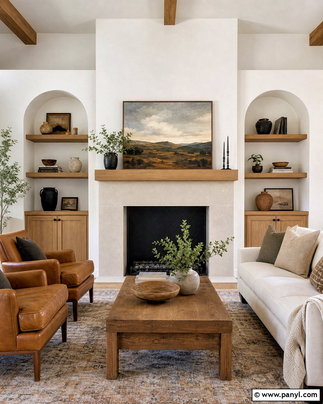 White Flour Fireplace With Stone Surround - 20 white flour sherwin williams ideas