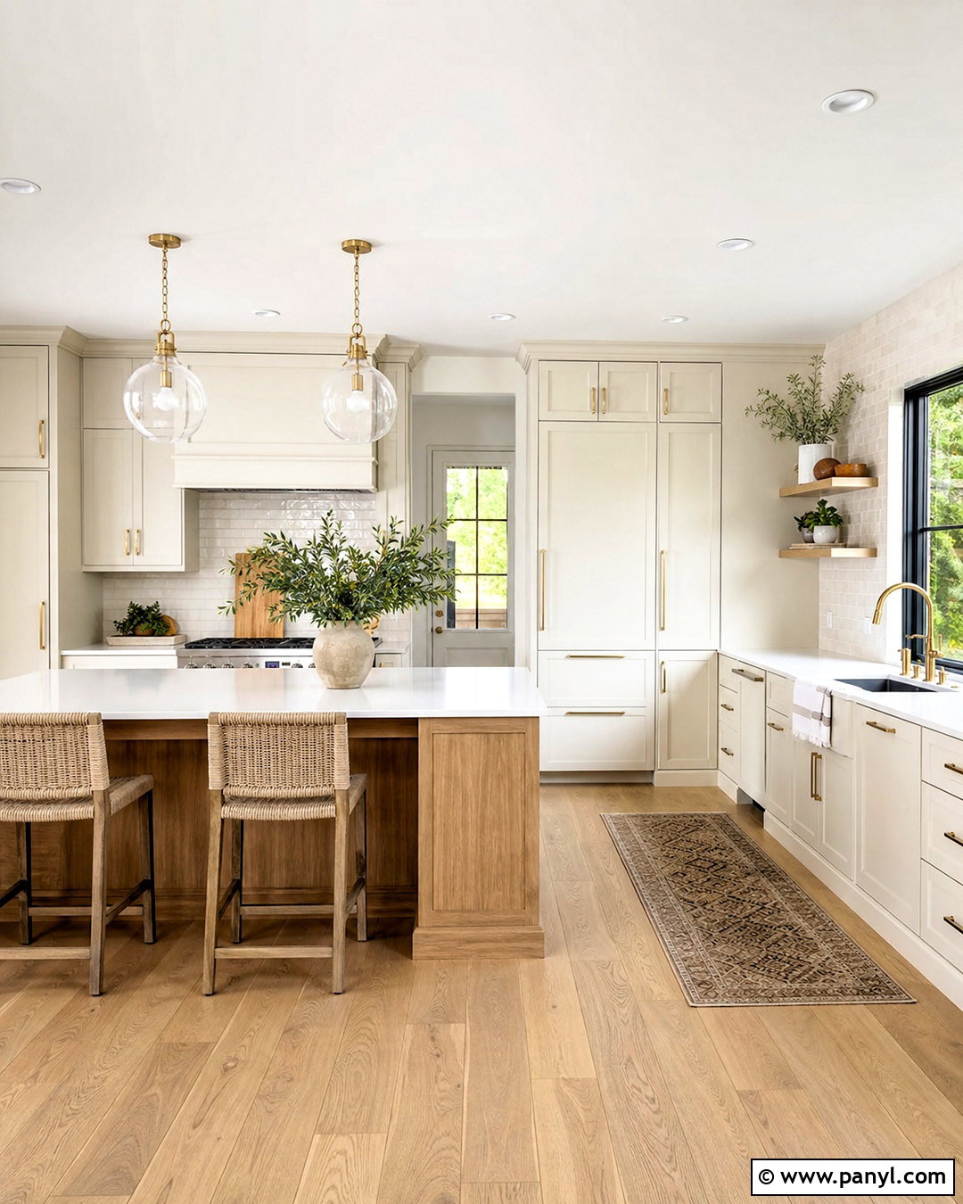 White Flour Kitchen Cabinets With Quartz - 20 white flour sherwin williams ideas
