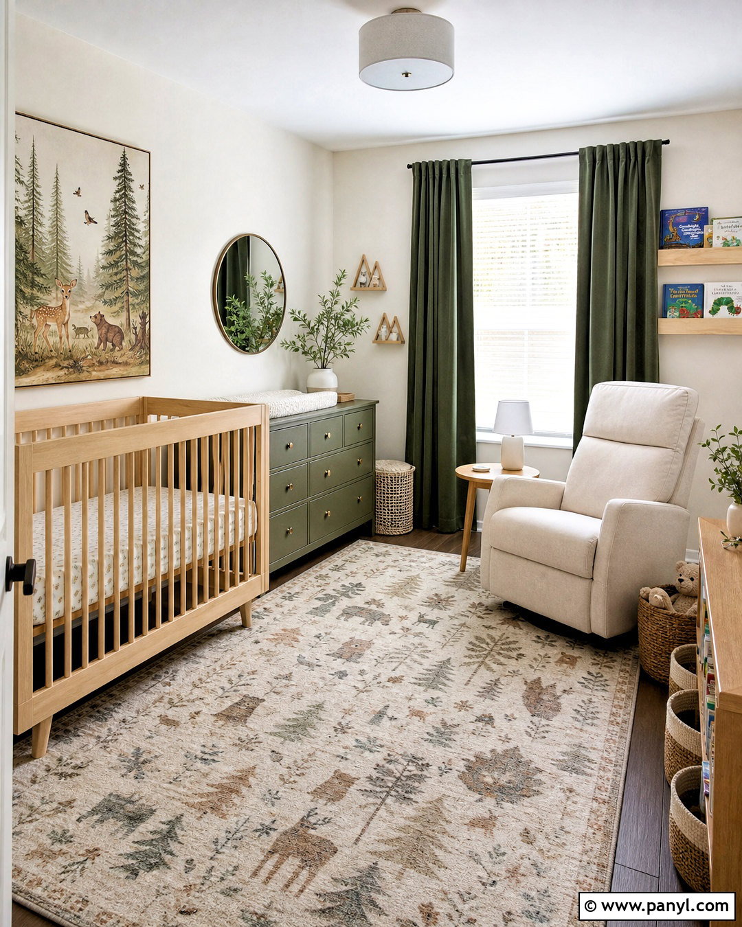 White Flour Nursery With Soft Green - 20 white flour sherwin williams ideas