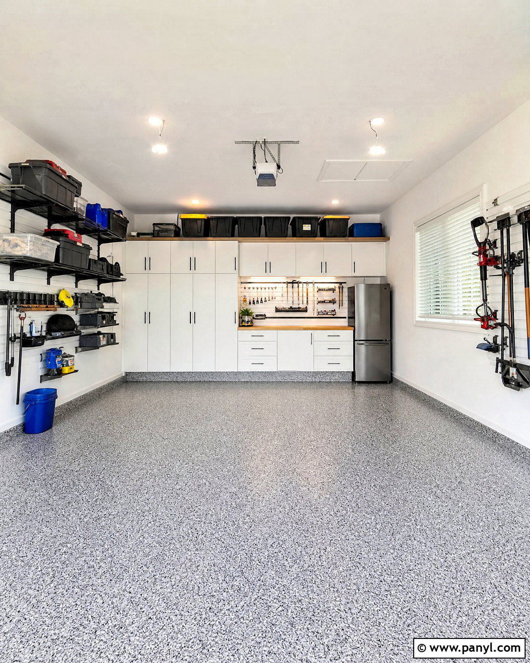 White Garage Interior - 20 garage painting ideas interior ideas