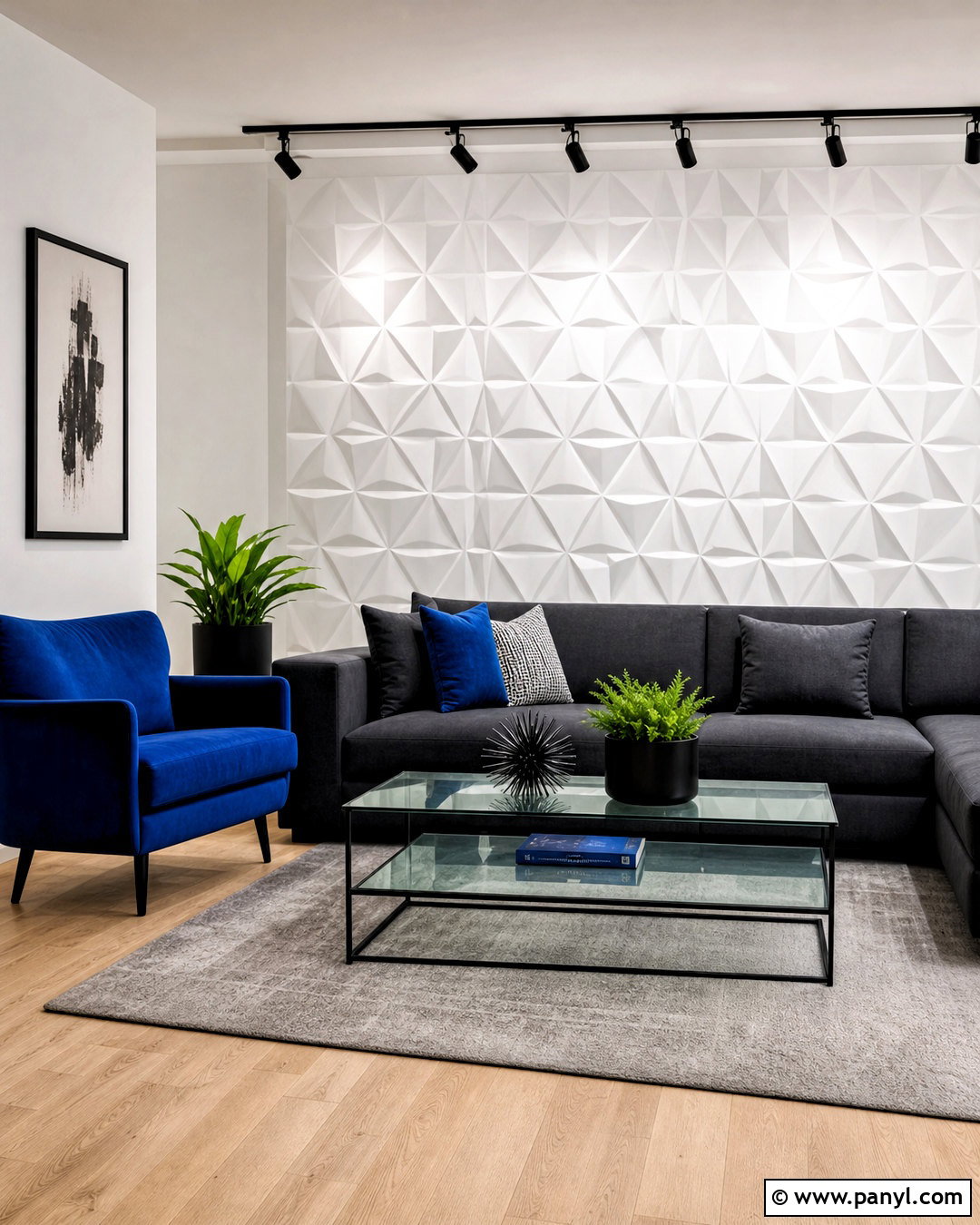 White Geometric Wall Panels - 20 wall panel texture ideas