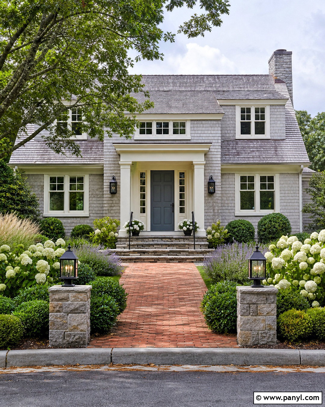 White Gray Cottage Exterior - 20 white grey paint ideas