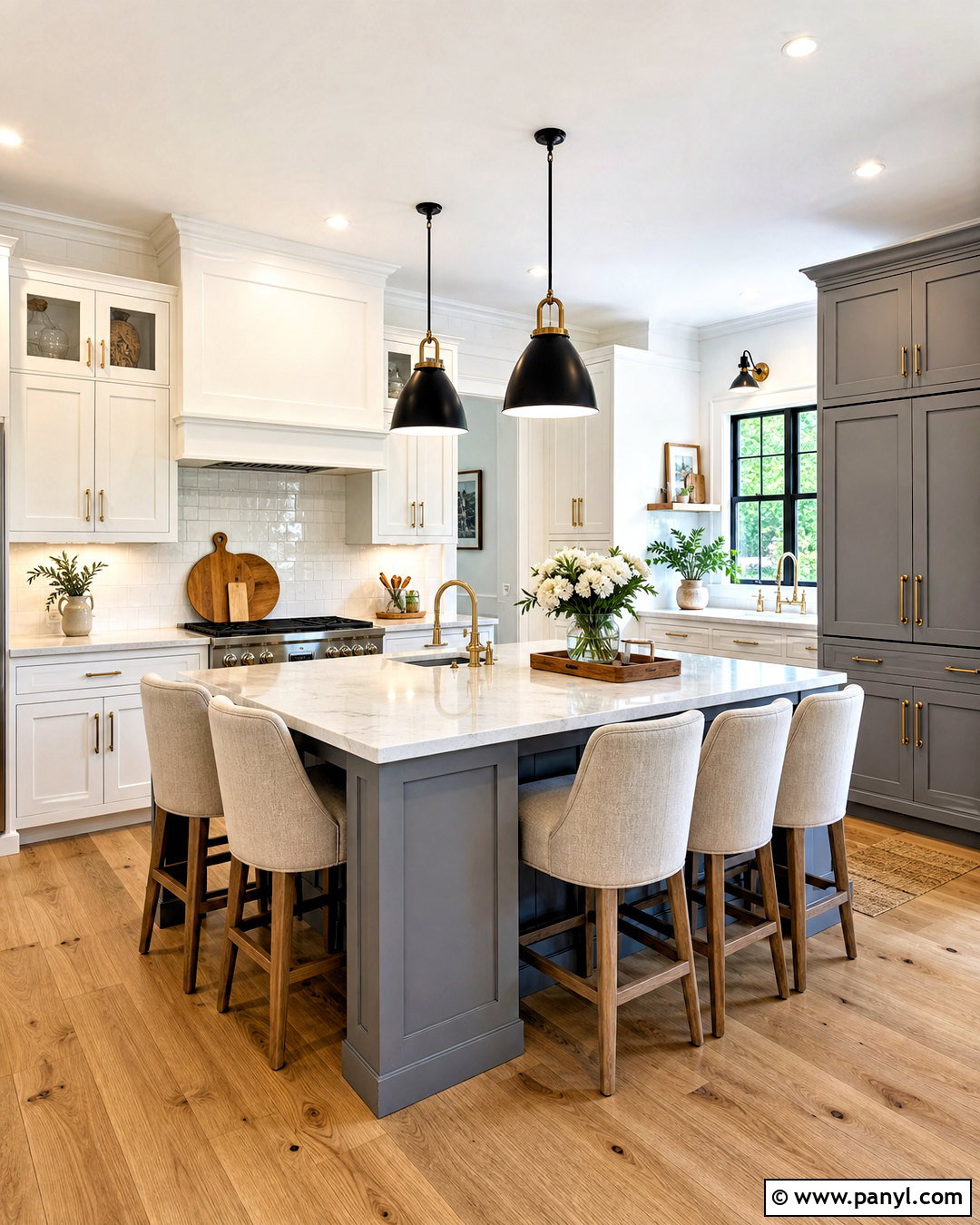 White Gray Kitchen Cabinets - 20 white grey paint ideas
