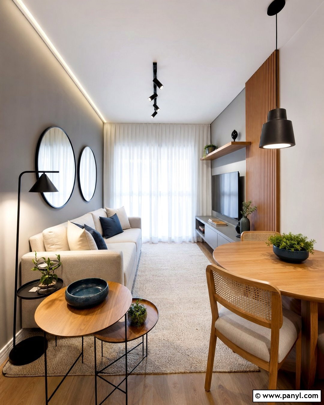 White Grey Small Apartment Walls - 25 White Grey Walls