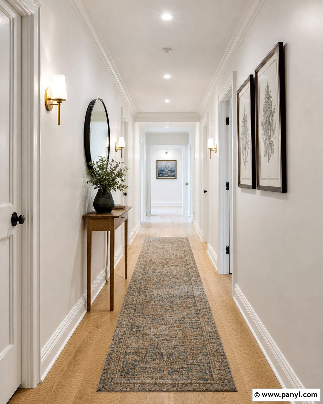White Hallway Walls - 25 White Wall Paint Ideas