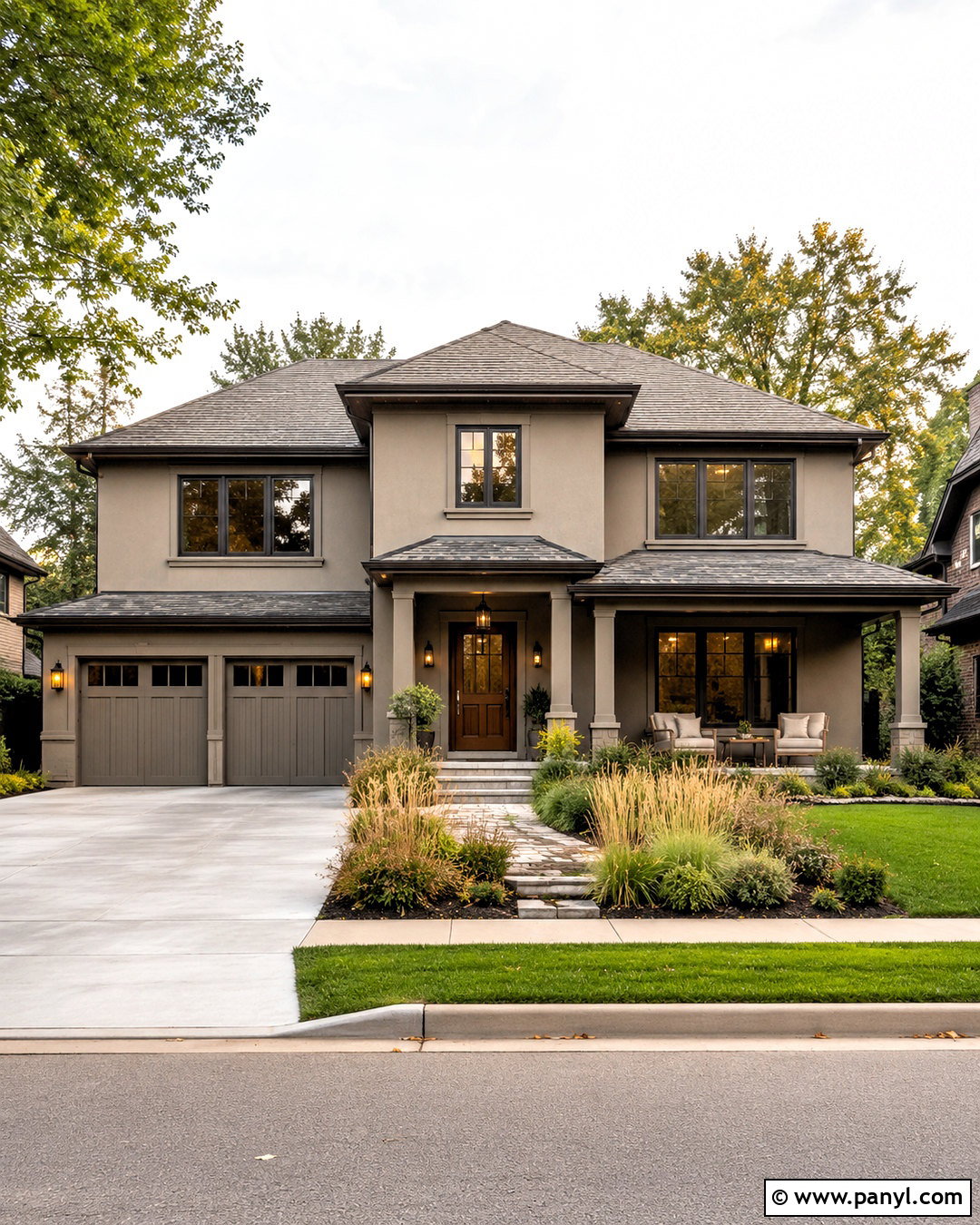 White House Paint With Black Trim - 20 house paint ideas