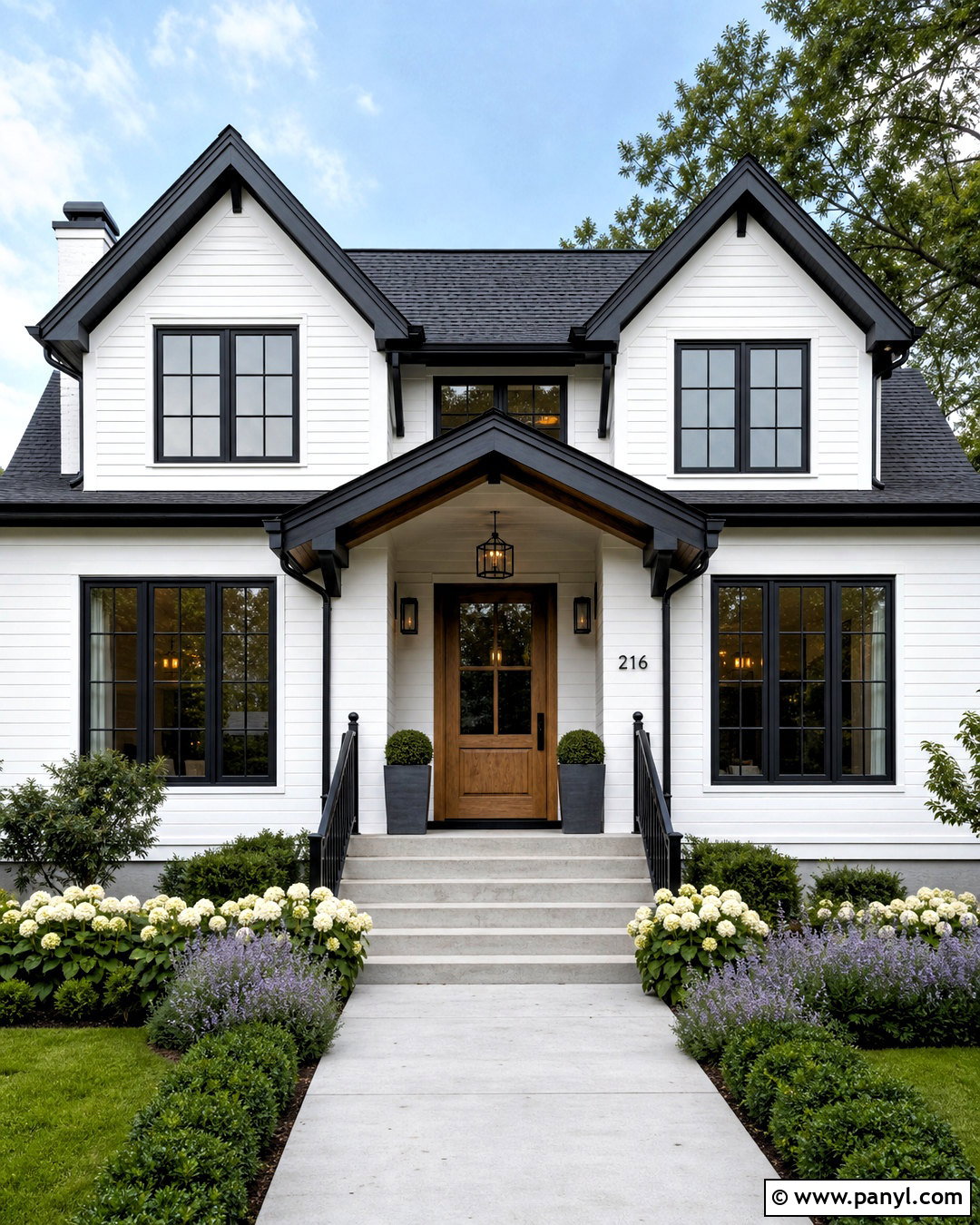 White House With Black Trim - 20 home exterior ideas