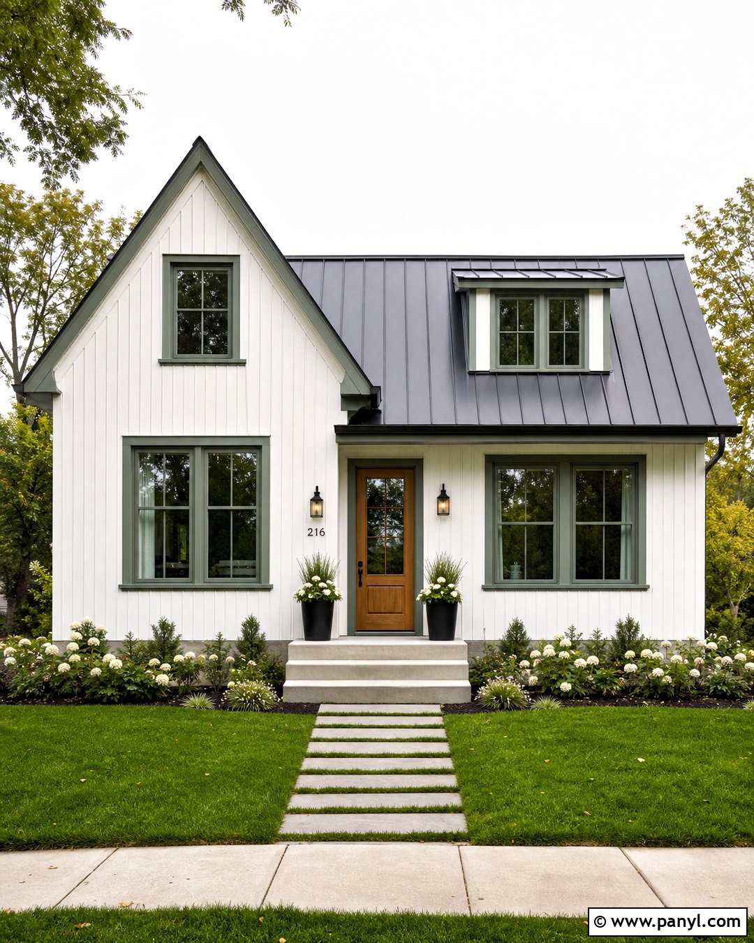 White House With Green Window Trim - 20 white house green trim ideas