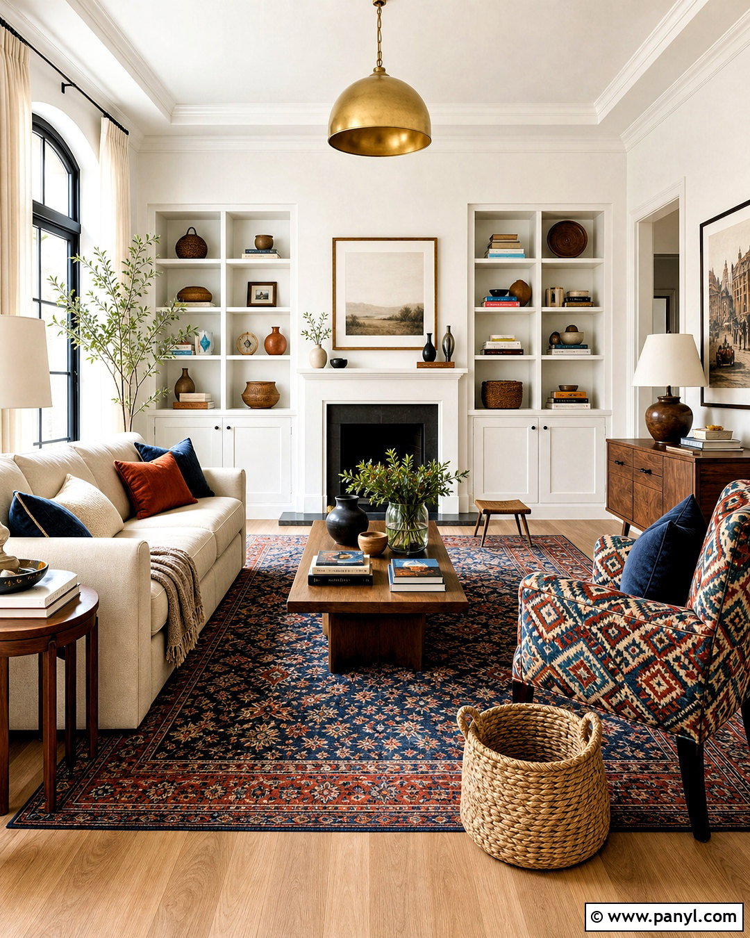 White Interior With Colorful Accents - 20 white interior design ideas