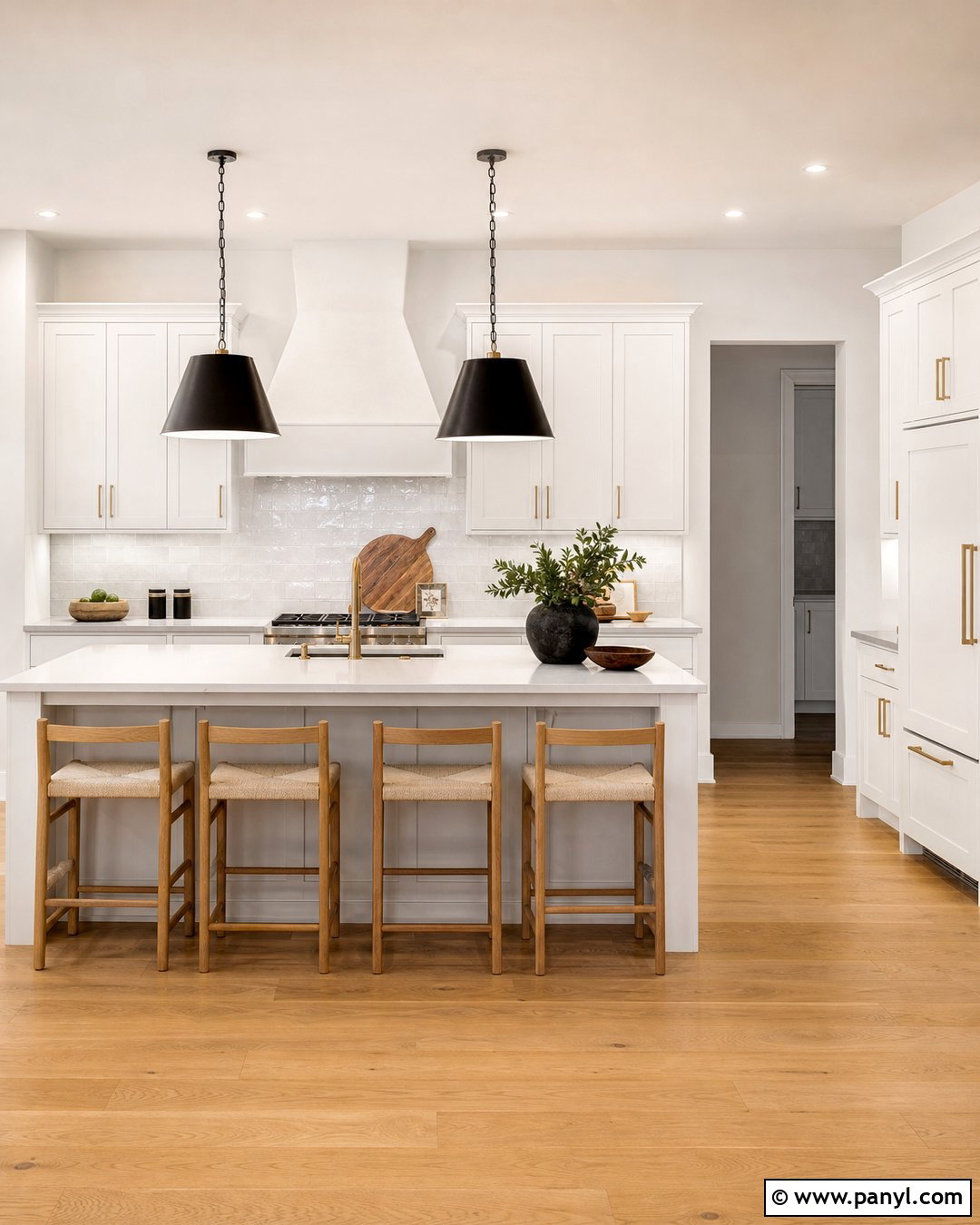 White Kitchen Cabinets With White Walls - 20 Kitchen Cabinets Matching Wall Color Ideas