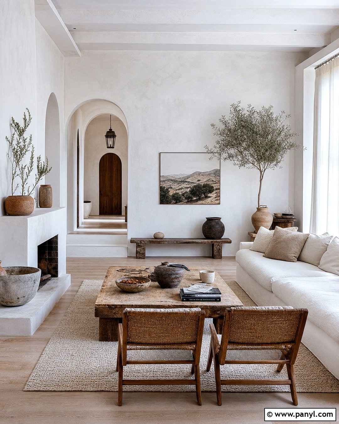 White Limewash Living Room Walls - 25 White Wall Paint Ideas