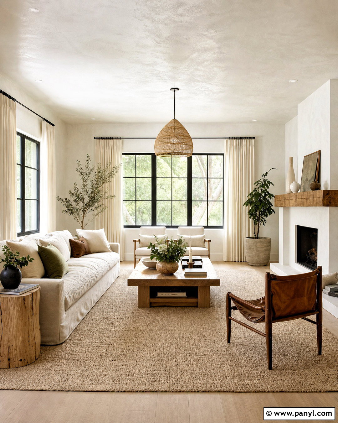 White Limewash Walls And Ceiling - 20 white limewash walls