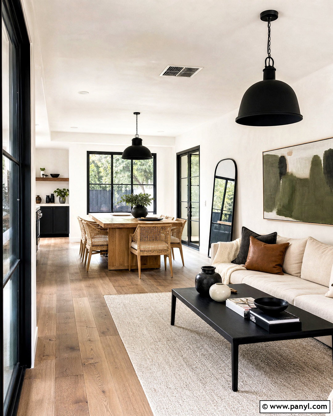 White Limewash Walls With Black Accents - 20 white limewash walls