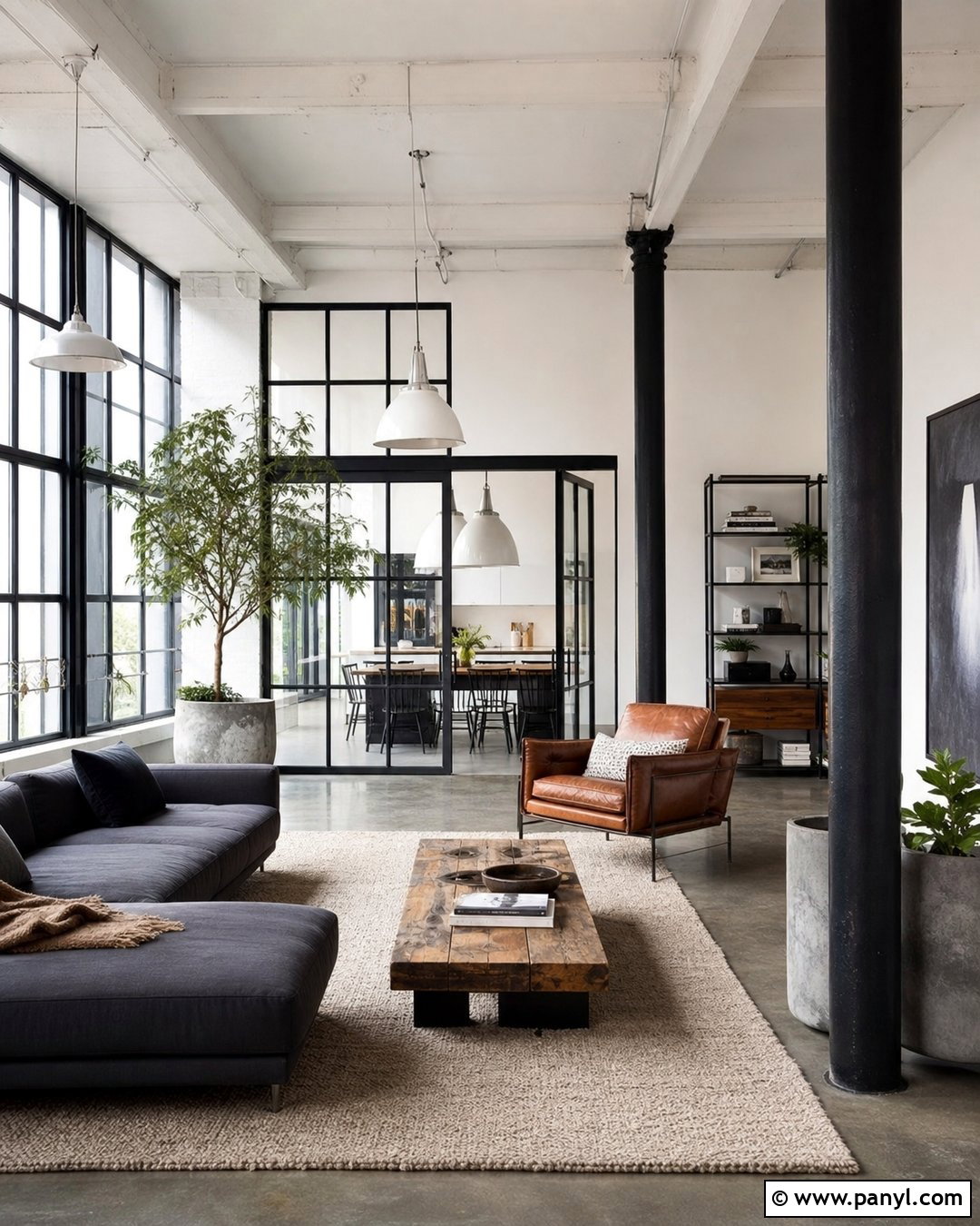 25 White Wall With Black Trim Ideas for Crisp, Modern Contrast