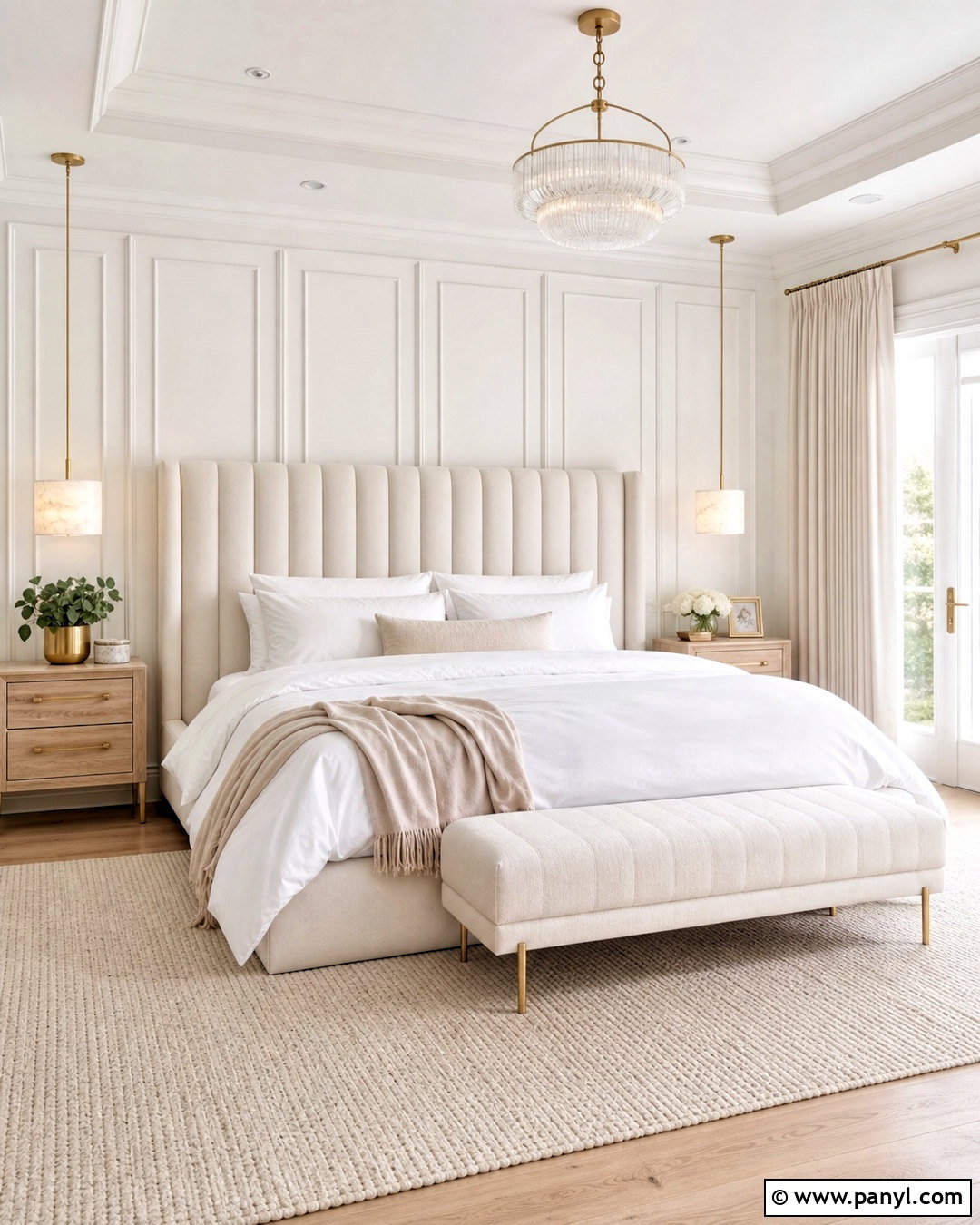 White Luxury Bedroom - 20 white home interiors