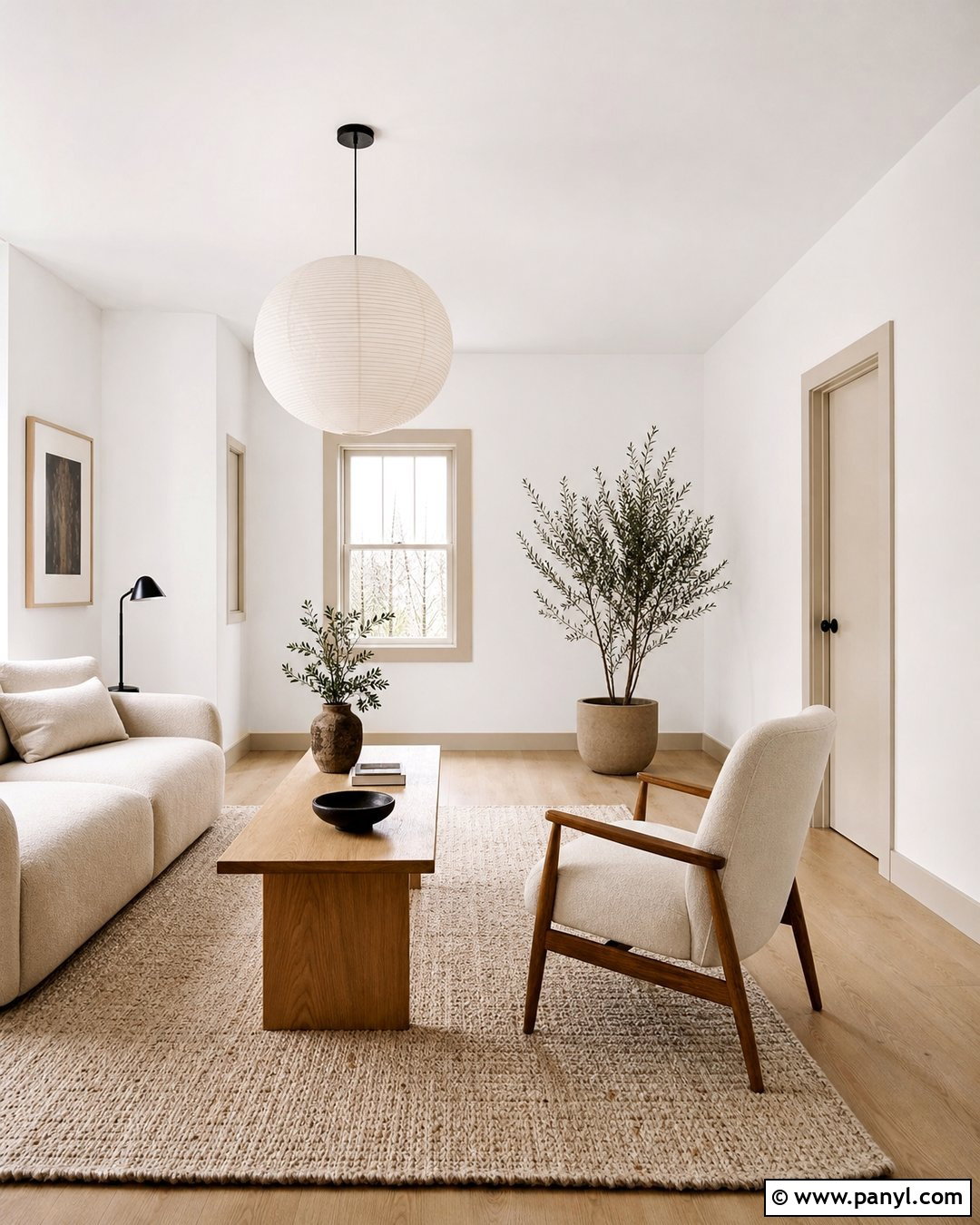 25 White Walls With Beige Trim Ideas for Warm, Elegant Rooms