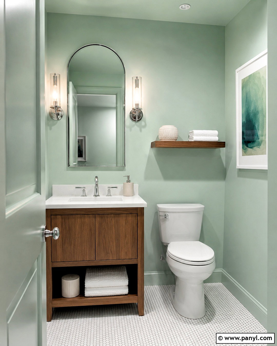 White Mint Light Green Paint - 20 light green paint colors